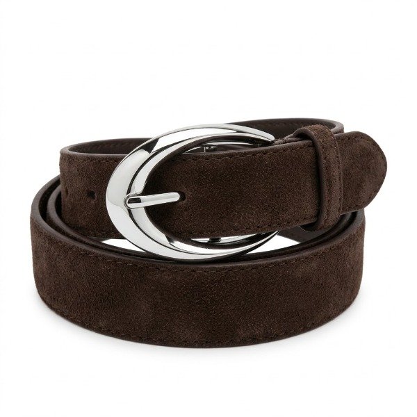 Producto - Cinturón Gamuzado Hebilla Oval - 0