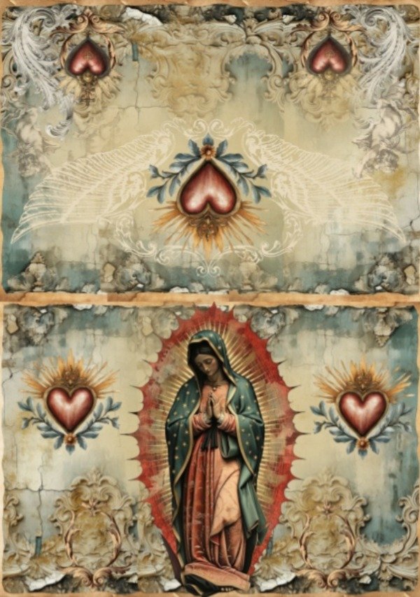 Producto - Lamina de Seda VIRGEN 1B
