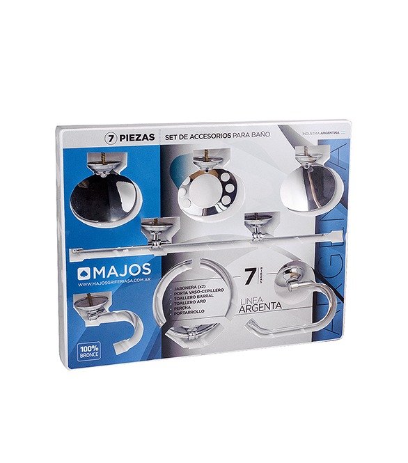 Producto - Set de accesorios Argenta Majos 5 y 7 piezas