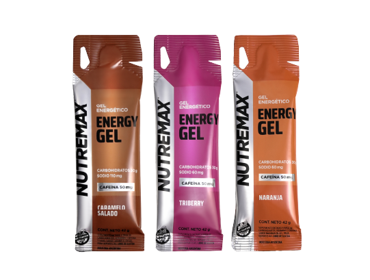 Producto - GEL ENERGY NUTREMAX X12 - CON CAFEINA
