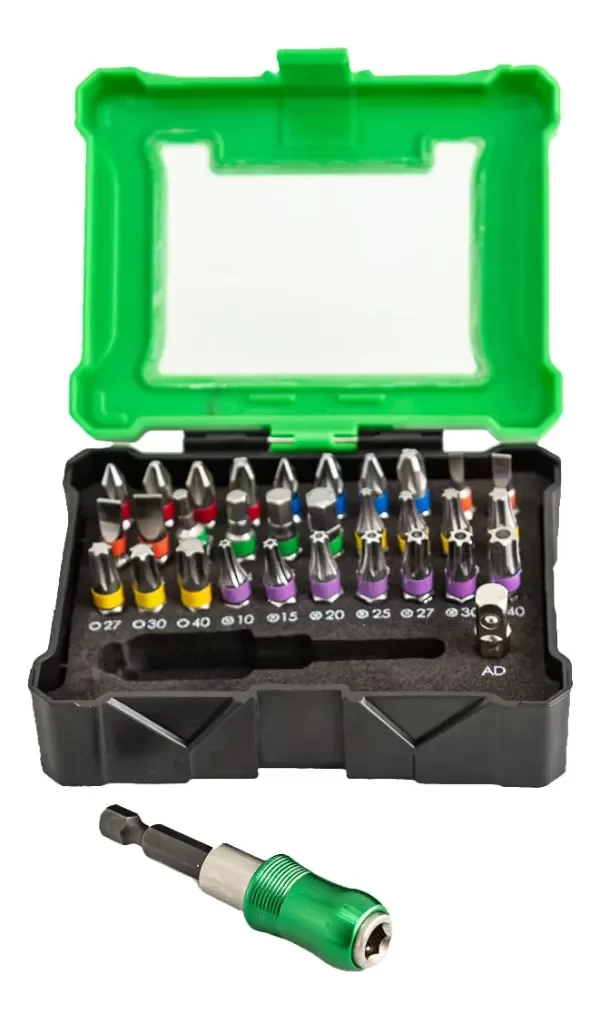 Producto - Juego de puntas para Atornillador de 32 Piezas Salkor SPIP3200