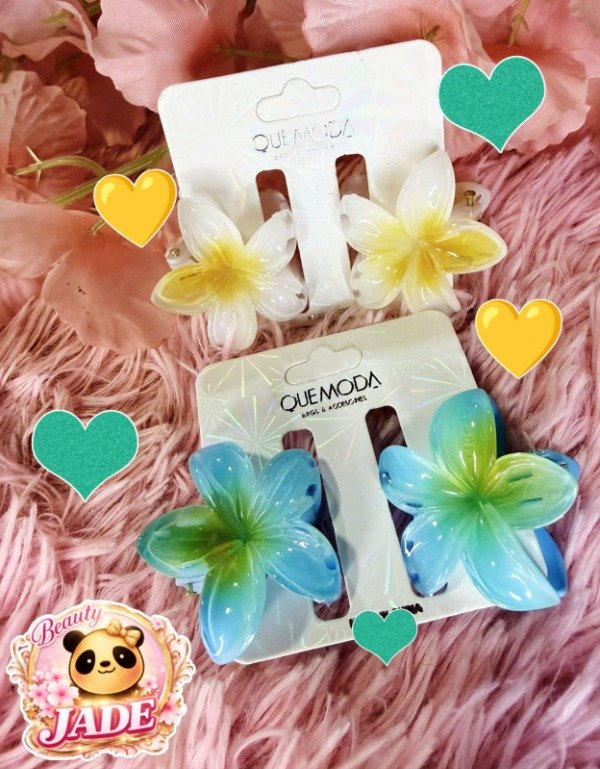 Producto - Pack x2 broche hawaiano mini