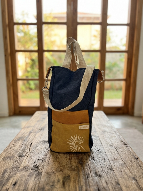 Producto - Tote Matero Jean Combinado
