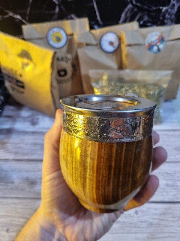 Producto - Mate Imperial de Algarrobo Laqueado con Virola de Alpaca - 0