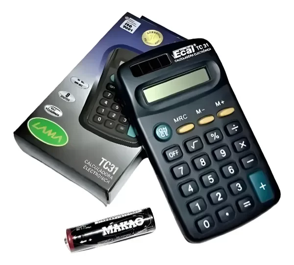 Producto - Calculadora Ecal Tc31 8dig Bolsillo