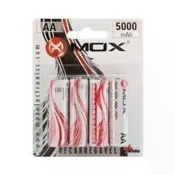 Producto - Generica Mox AA Recargable 5000 mAh - 4 Unidades