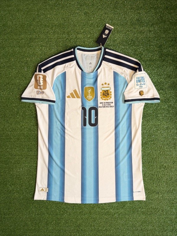 Camiseta titular final Argentina mundial 2026 climacool+ (Messi 10)