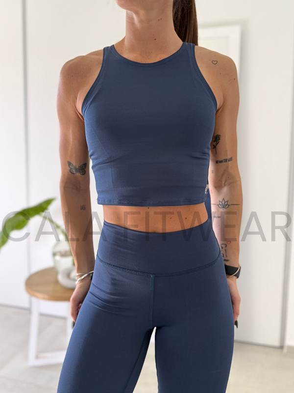Producto - Crop MORA blue M