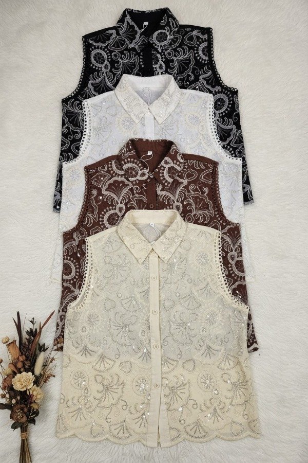 Producto - CHALECO LENTEJUELA A022