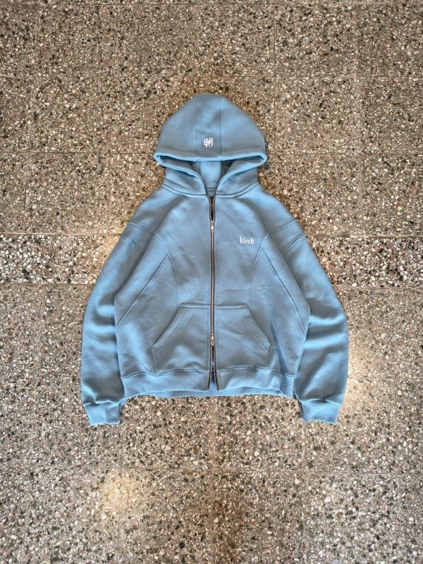 Producto - Campera Boxy Fit Celeste