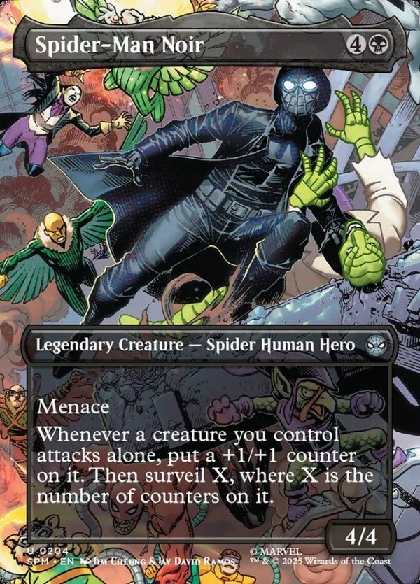 Producto - Spider-Man Noir #204 Borderless  Marvel's Spider-Man
