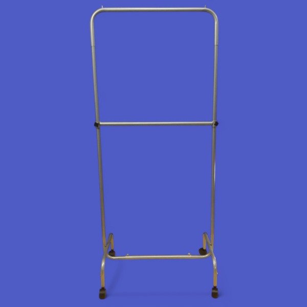 Producto - perchero doble con ruedas 70 cm de largo x 1,60 mts de alto