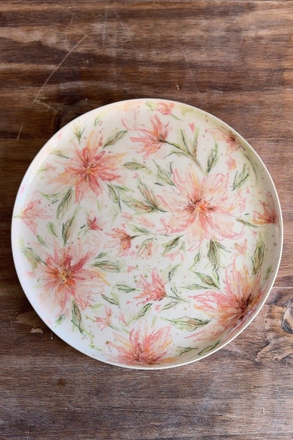 Producto - Flores con tizas 31cm