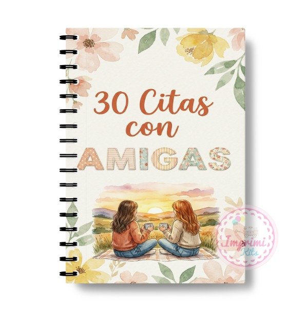Producto - Kit Imprimible 30 Citas de Amistad Agenda Diario Fotolibro Recuerdos