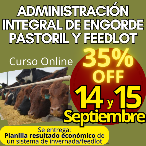 Producto - Curso Online: Administración Integral de Engorde Pastoril y Feedlot - 0