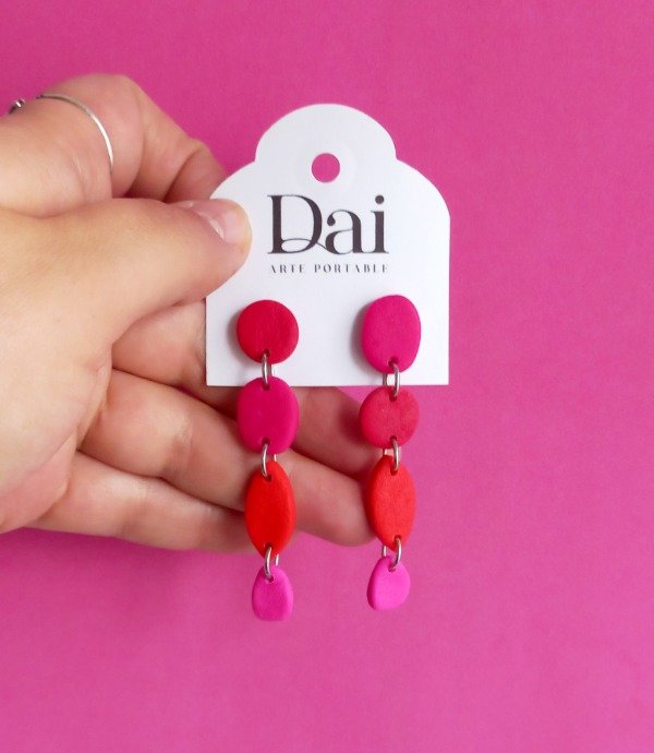 Producto - Aros Matices Rojos