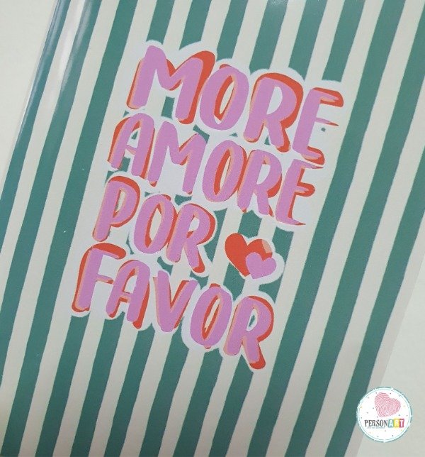 Producto - Anotador A6 "MORE AMOR POR FAVOR" - 0