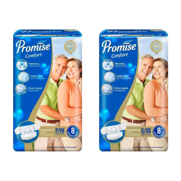 Producto - Promise Elastiz. Azul P/Mx8 G/XGx8