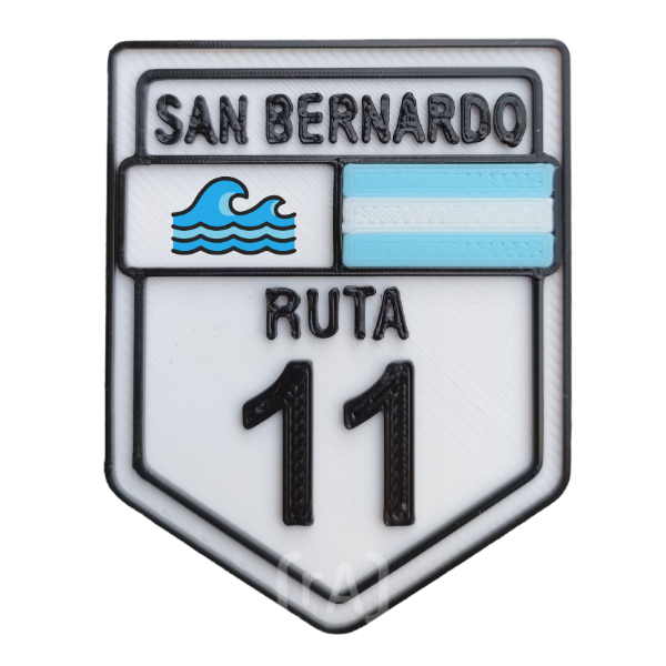 Producto - Iman Ruta 11 San Bernardo Olas