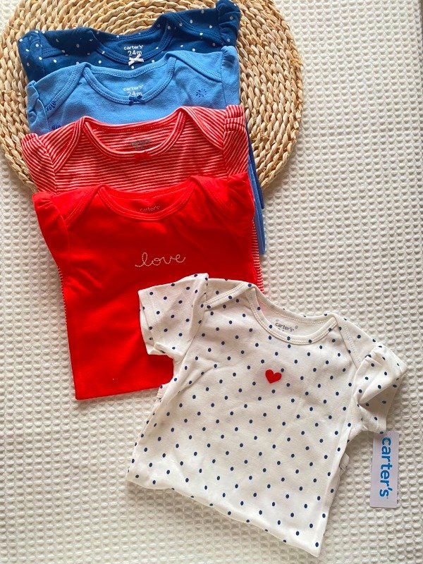 Producto - Pack Bodys Carters Rojos - 1
