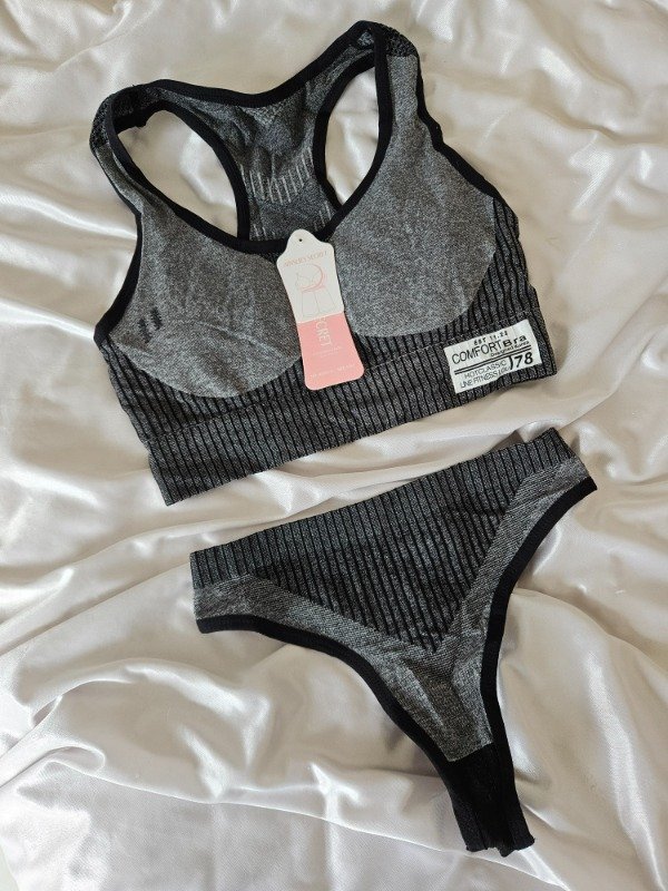 Producto - CONJUNTO DEPORTIVO AINSLIES SECRET (A46 Q) NEGRO
