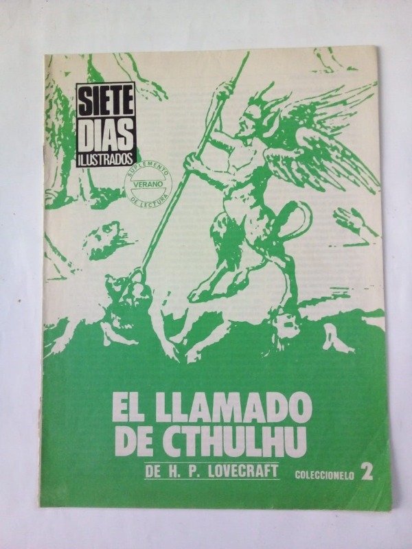 Producto - El llamado de Cthulhu - H P Lovecraft - Siete Días Suplemento - Enero 1979
