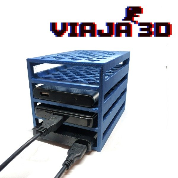 Producto - Mini rack para discos externos