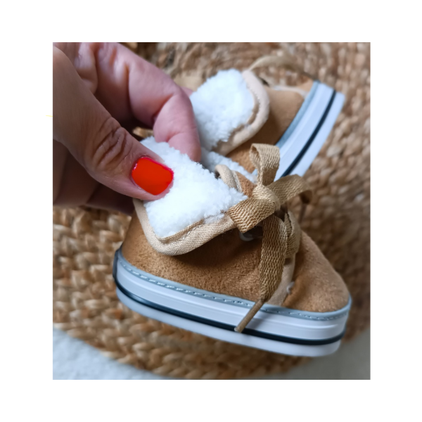 Producto - borcegos SHERPA beige