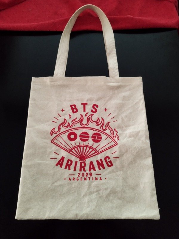 Producto - Tote Bags BTS de Lienzo Estampada (venta por unidad)