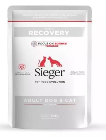 Producto - POUCH SIEGER RECOVERY X 100 GR