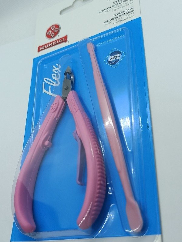 Producto - Alicate corta cutícula + Repujador Mundial