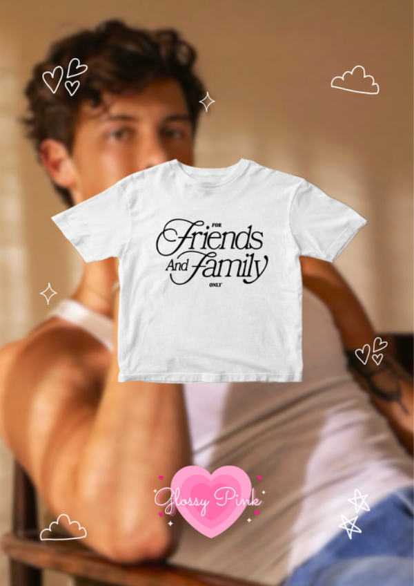 Producto - Baby Tee For Friends And Family Only algodón