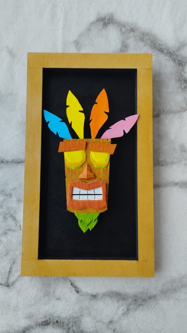 Producto - Cuadro Aku- Aku (Crash Bandicoot)