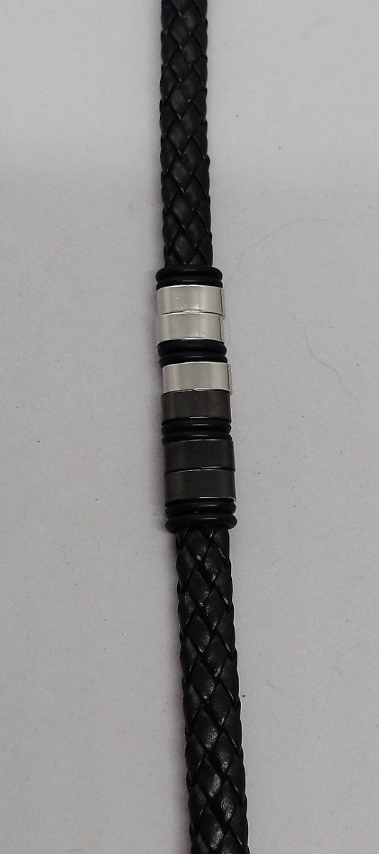 Producto - Pulsera  de ecocuero  con anillos - 5
