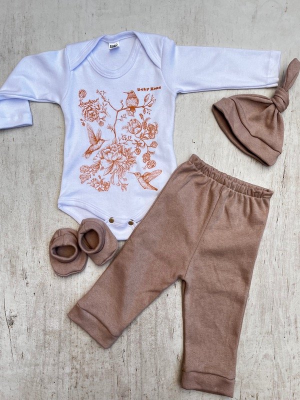 Producto - SET COLIBRI 0/3M beige