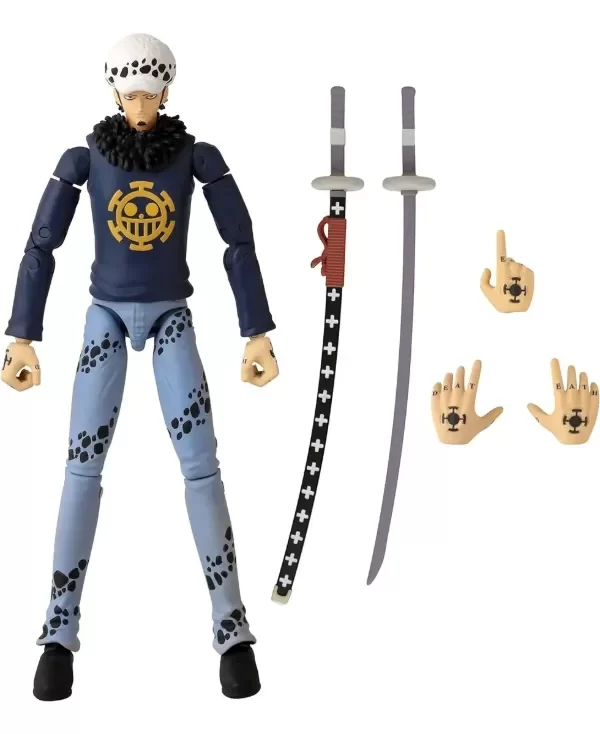 Producto - Trafalgar Law - ONE PIECE Anime Heroes (BANDAI) c/articulación - 1