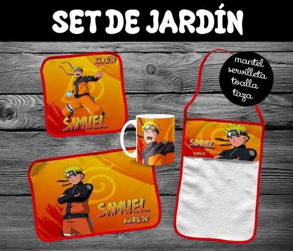 Producto - SETS DE JARDÍN - NARUTO 3