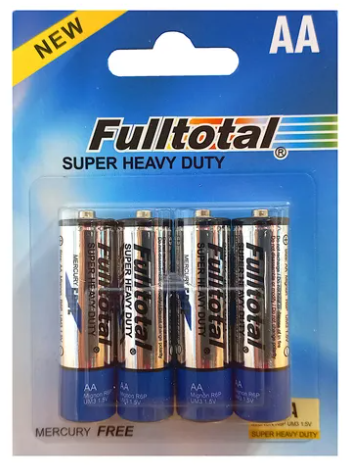 Producto - Pila AA Fulltotal Carbono Blister X4