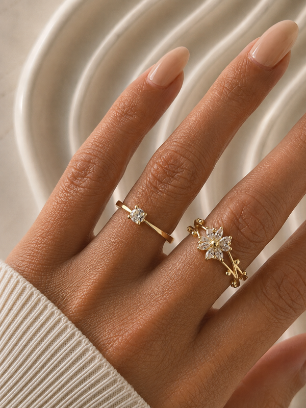 Producto - ANILLO DORADO CON CUBICS 2261 - 0