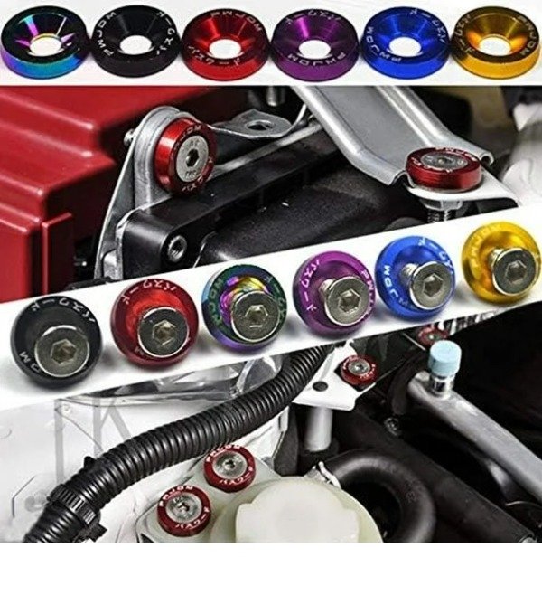 Producto - ARANDELAS ANODIZADAS + TORNILLOS 6MM PACK X 10