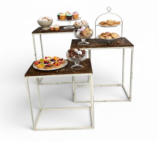 Producto - MESITAS DE METAL X3 TAMAÑOS