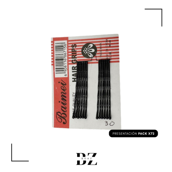 Producto - INVISIBLES X 12 PCS X 72 CARD EN BOX NEGRO 1647-1