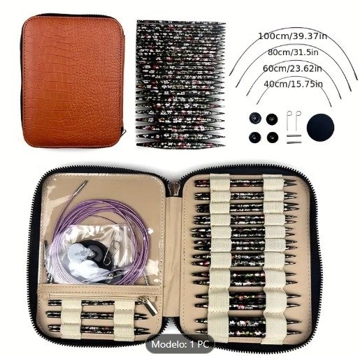 Producto - Kit intercambiables circulares NEGRO CON FLORES