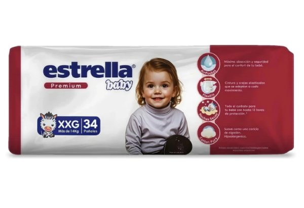 Producto - Pañal Estrella Premium talle XXG x34u