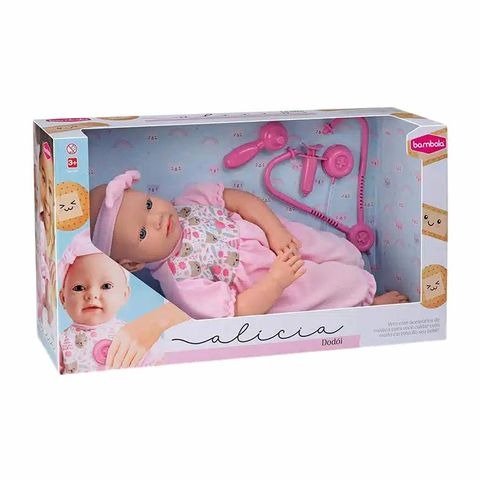 Producto - BEBE ALICIA DOCTORA CON ACCESORIOS EN CAJA 52X28X16CM BAMBOLA