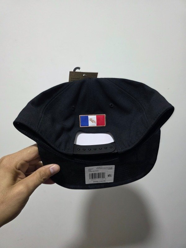 Snapback Francia national team total black Nike pro one size 2026 — imagen 8