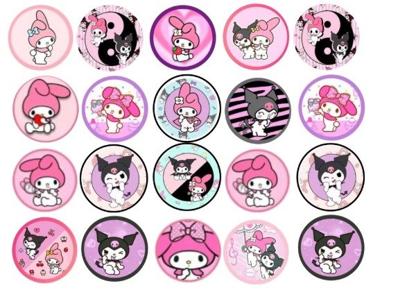 Producto - LAMINA MY MELODY Y KUROMI 5