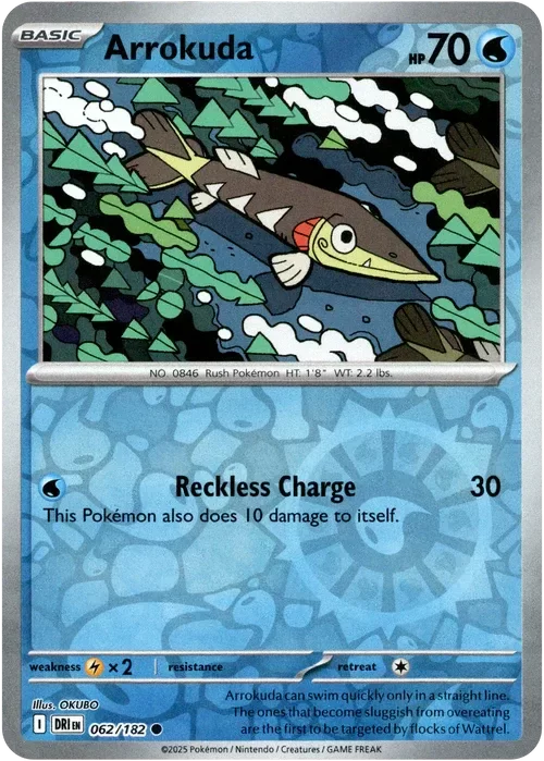 Producto - Arrokuda - 062/182 - Destined Rivals - Reverse Holo