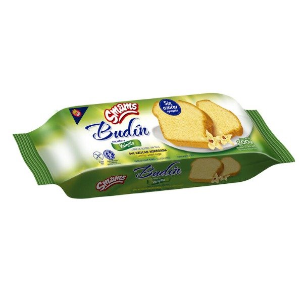 Producto - Budin Vainilla Sin Azucar x 200g SMAMS