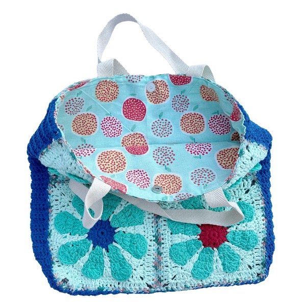 Producto - Bolsa Flower Aguamarina - 2